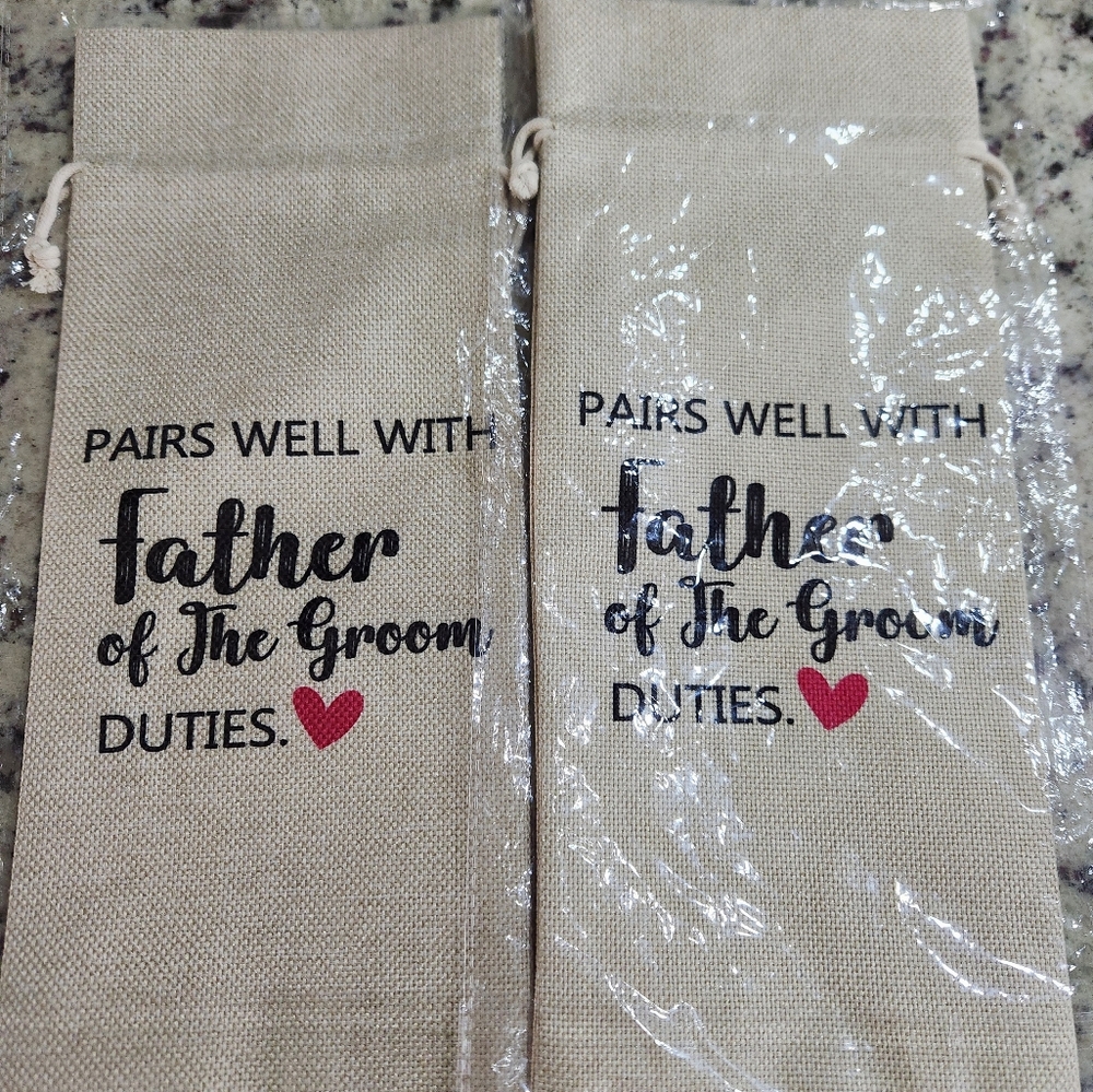 Wedding Wine Bag